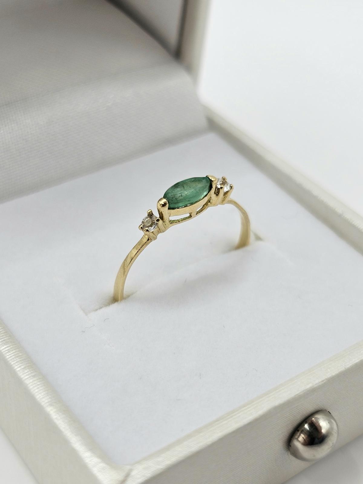 ANILLO FINO ESMERALDA - Imagen 2