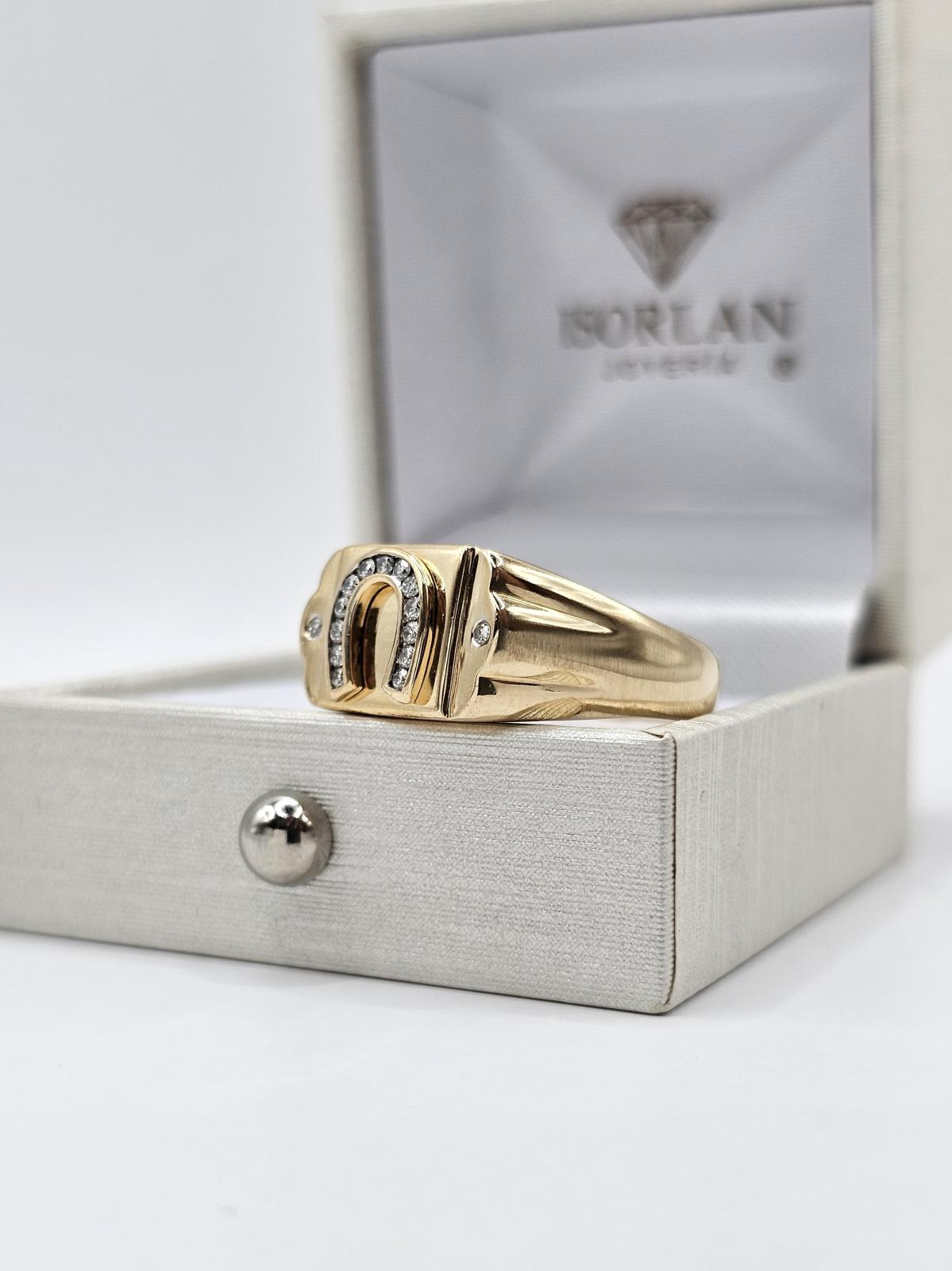 ANILLO HERRADURA CON CIRCONES - Imagen 3