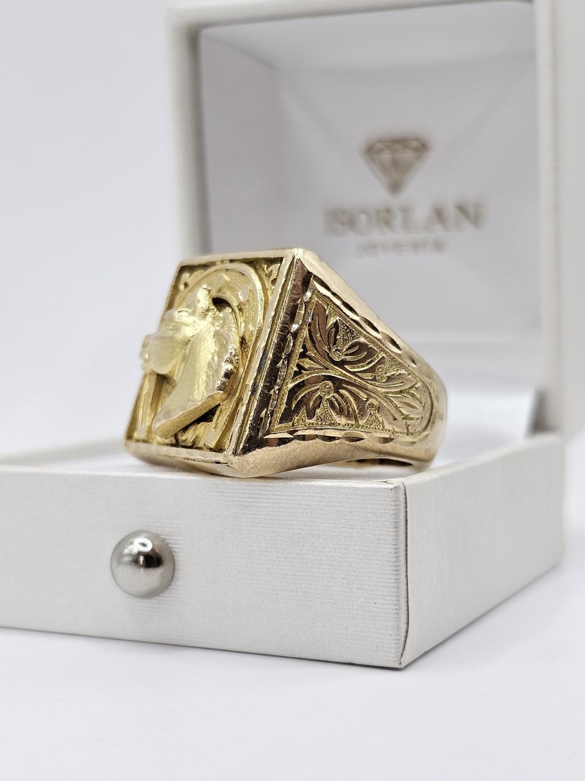 ANILLO SELLO CABALLO N21,5 - Imagen 3