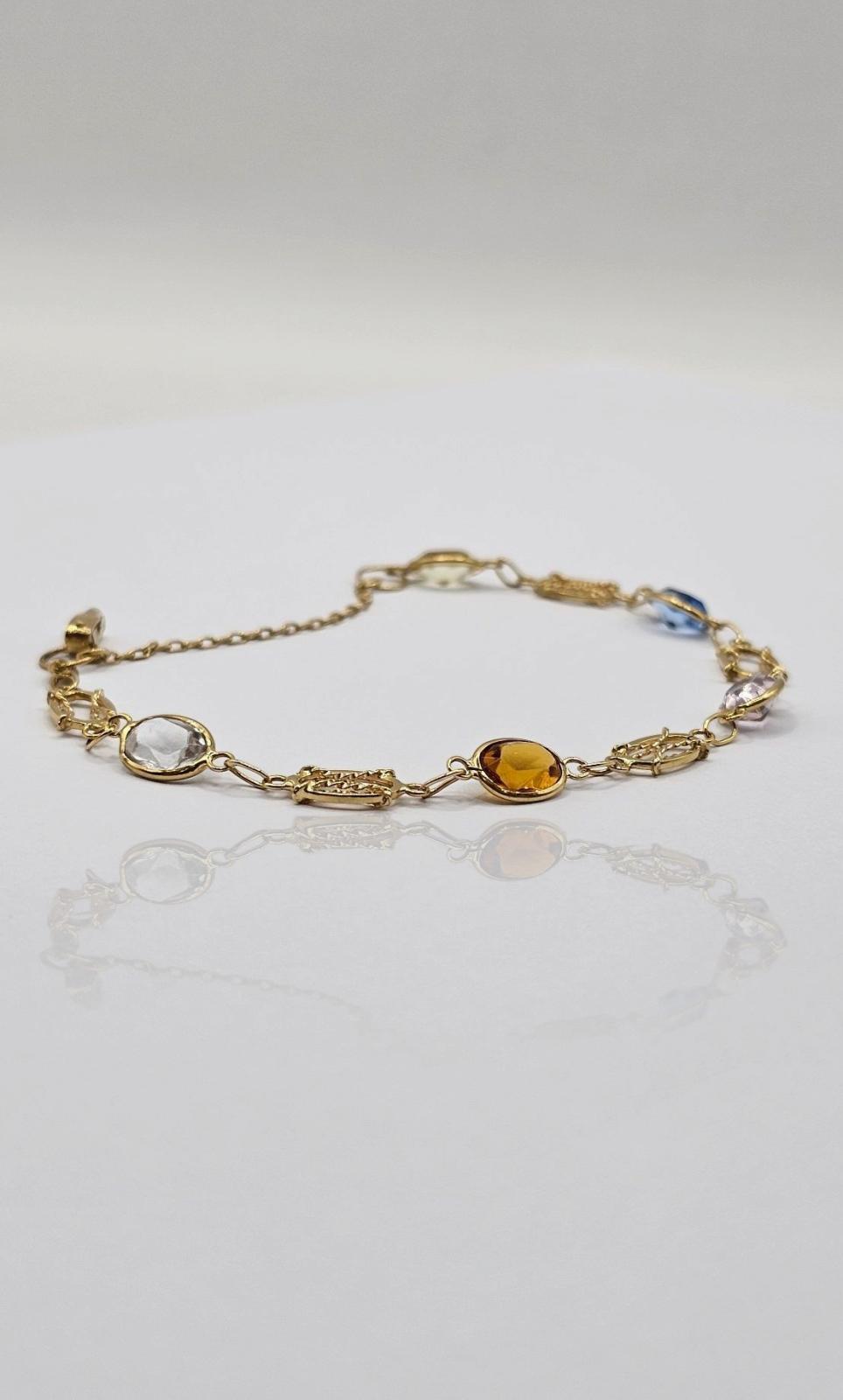 PULSERA PIEDRAS COLORES - Imagen 2