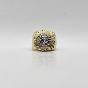ANILLO VERSACE BICOLOR N18,5