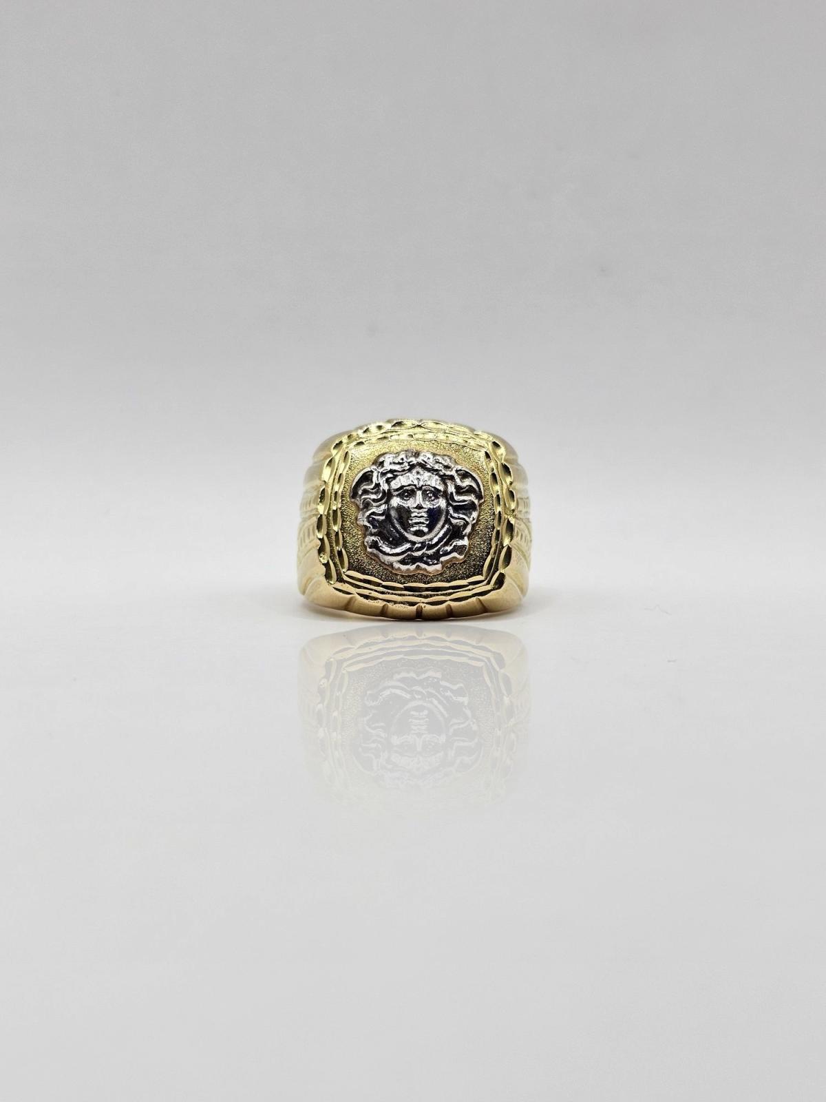 Anillo Versace Bicolor N18,5