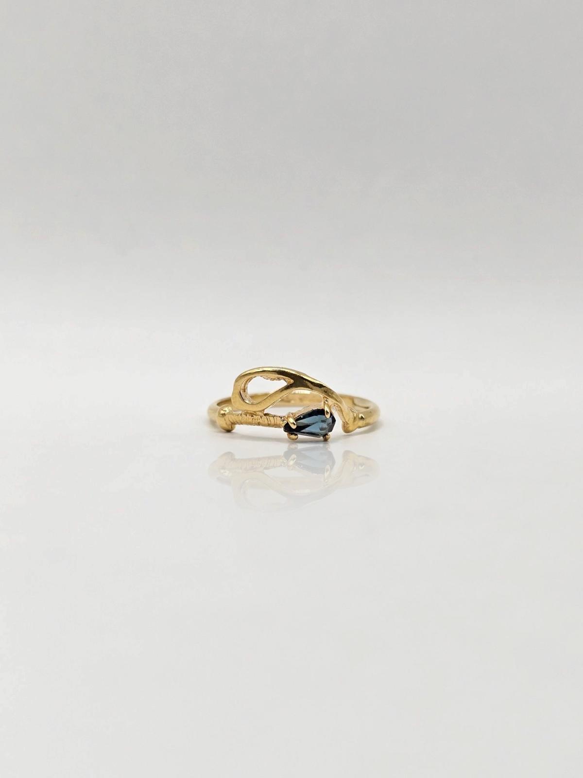 Anillo Piedra Azul N16