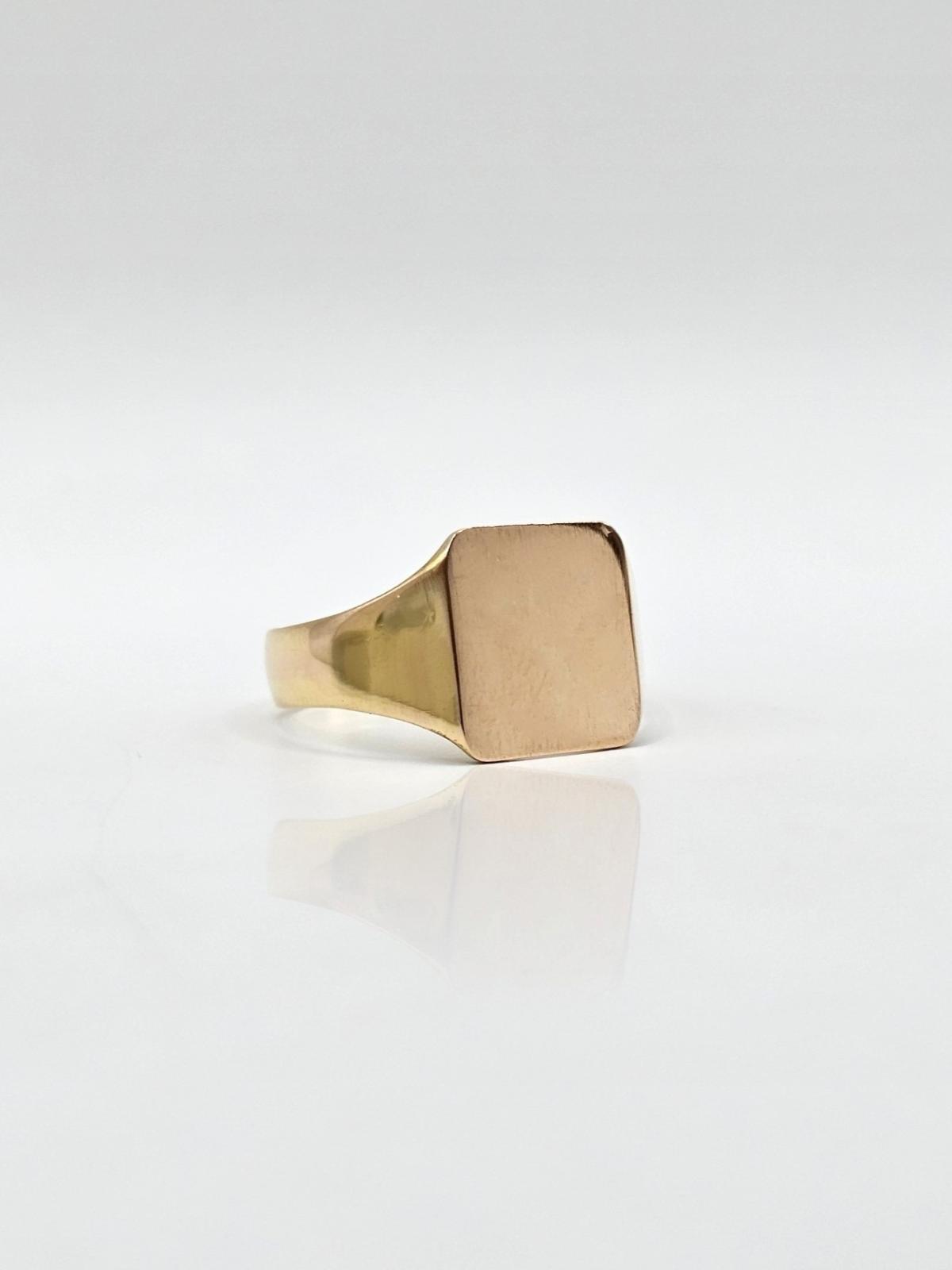 Anillo Sello Cuadrado N23