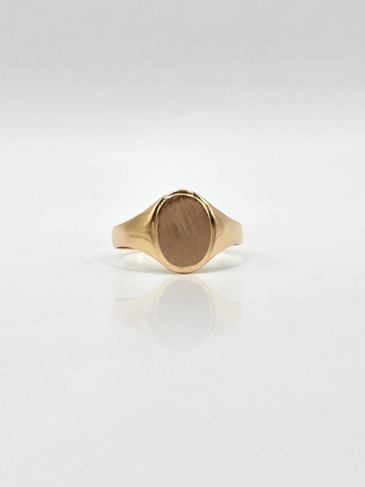 Anillo Sello Ovalado N11,5