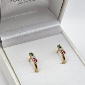 PENDIENTES CIRCONITAS VARIOS COLORES
