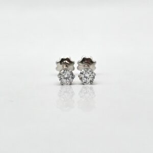 TOPITOS ORO BLANCO CON CIRCONES