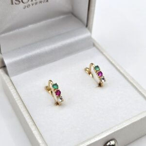 PENDIENTES CATALAN CIRCONITAS VARIOS COLORES