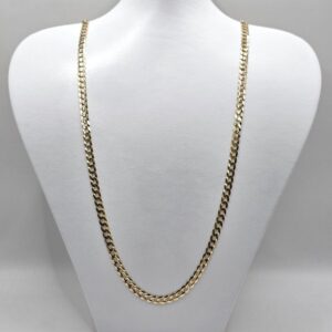 CADENA CUBANA 14KT 67,5CM