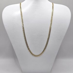 CADENA CUBANA 14KT 57CM