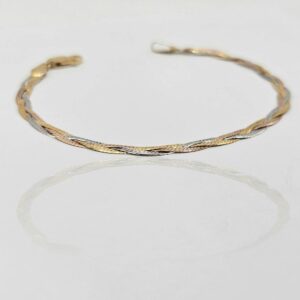 PULSERA TRICOLOR ENTRELAZADA