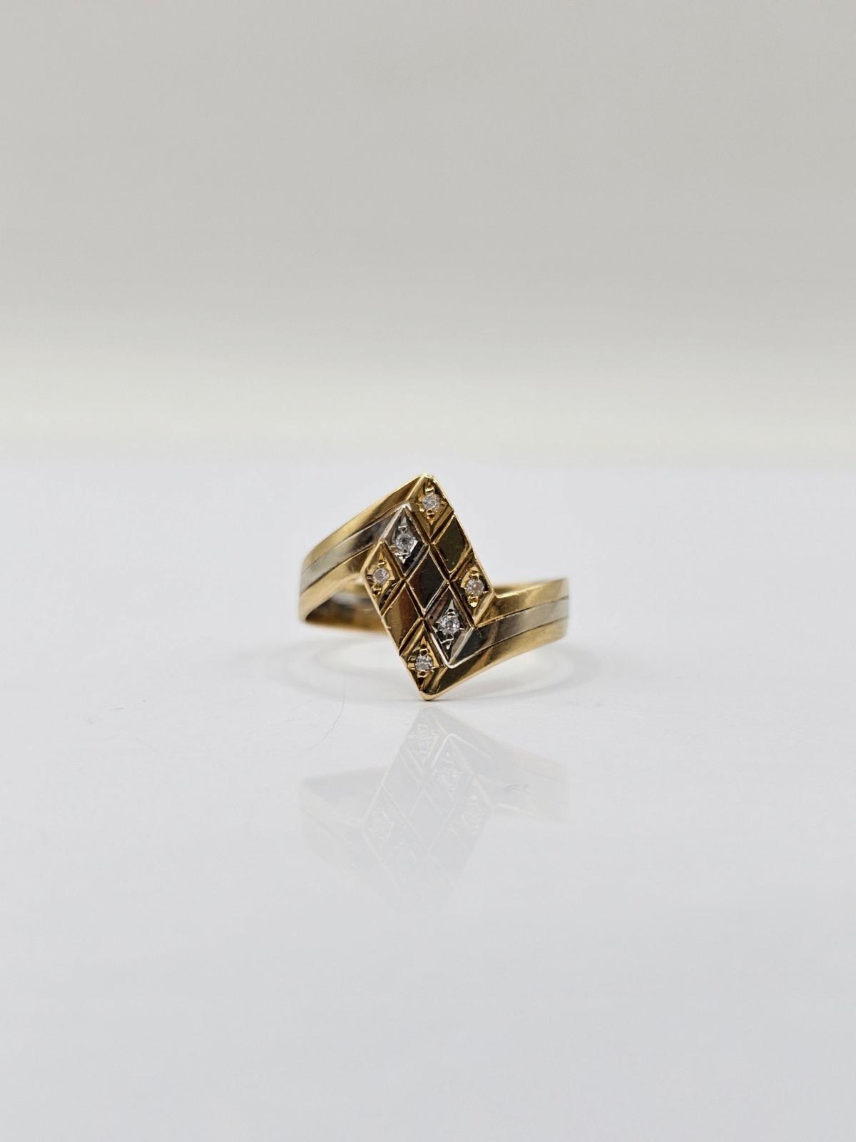 Anillo Rombo Tricolor N16 — foto 2