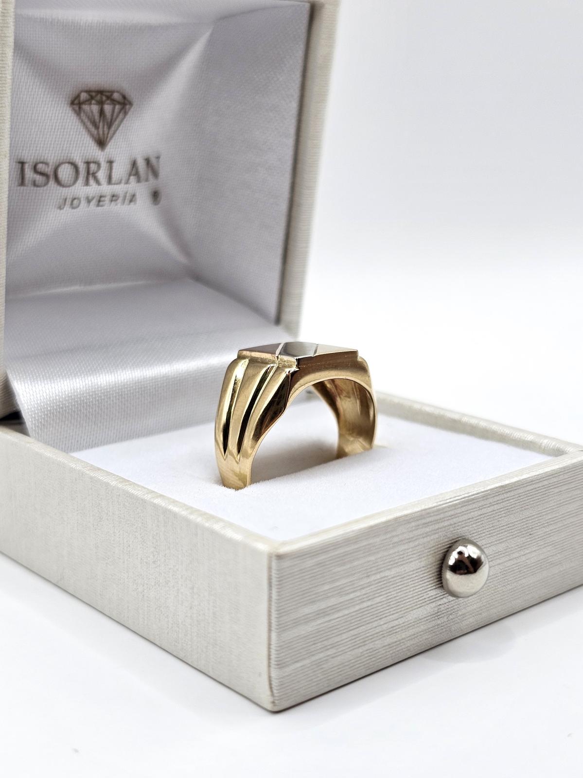 Anillo Sello Tricolor — foto 2