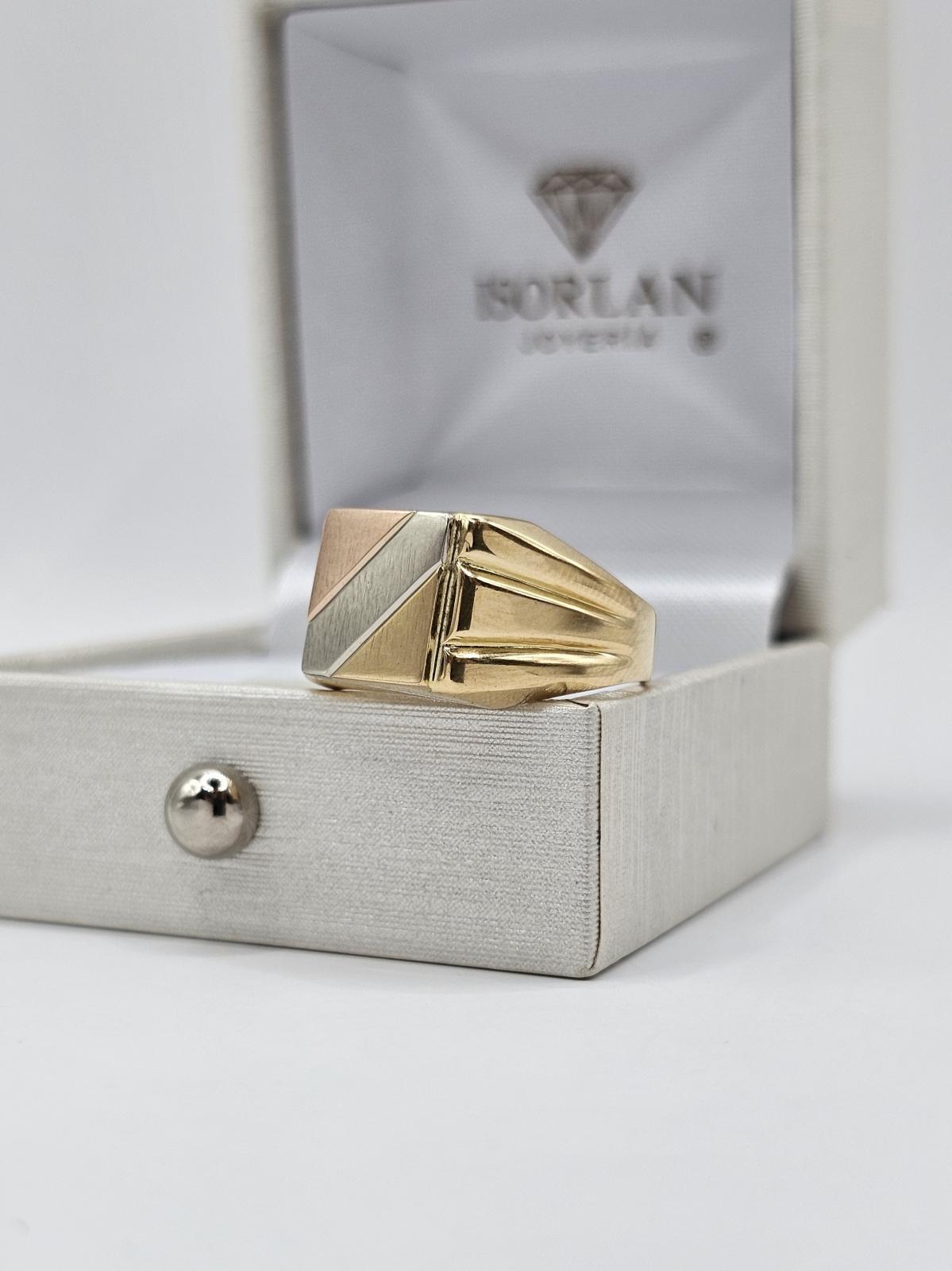 Anillo Sello Tricolor — foto 3