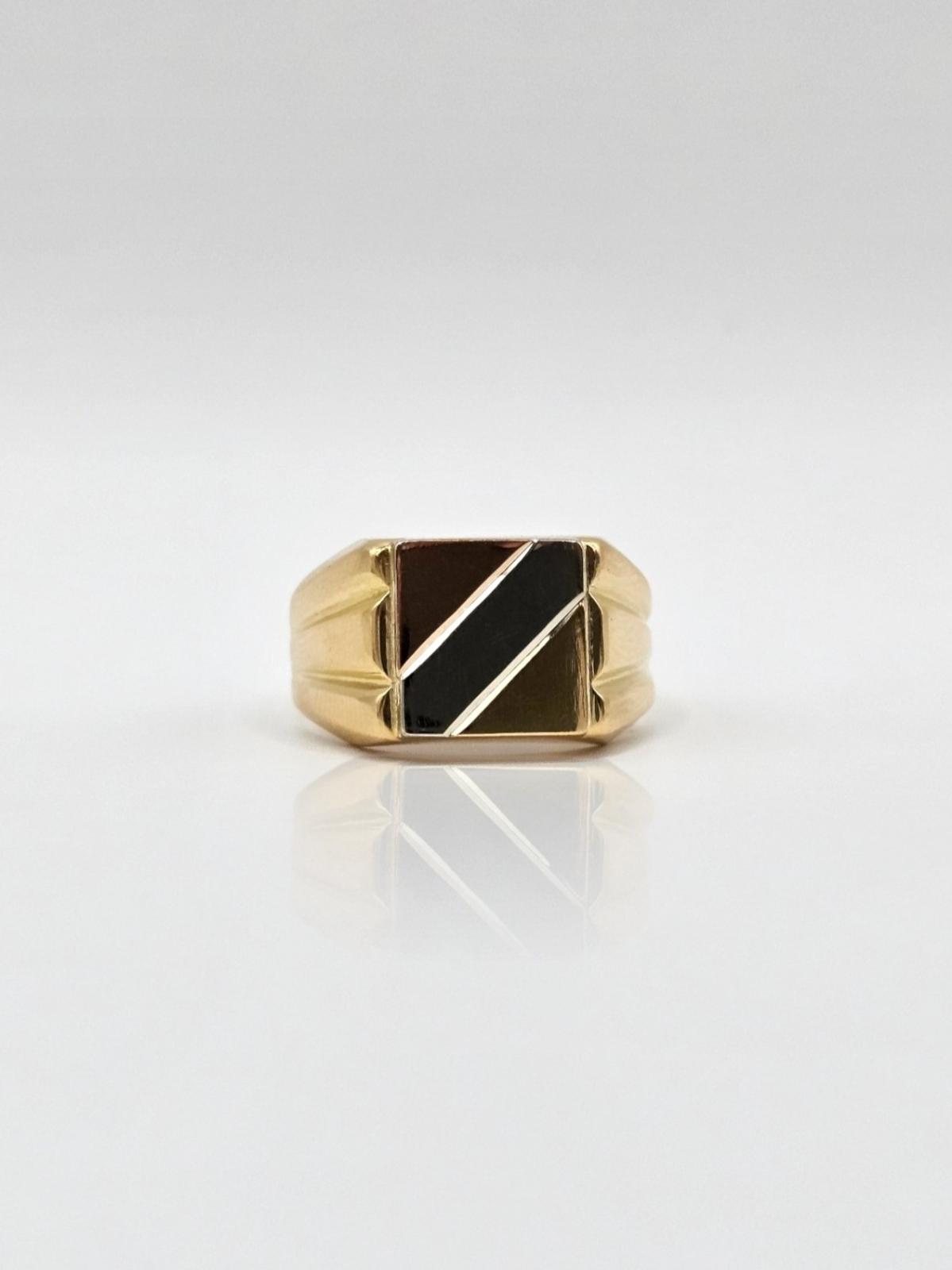 Anillo Sello Tricolor — foto 4