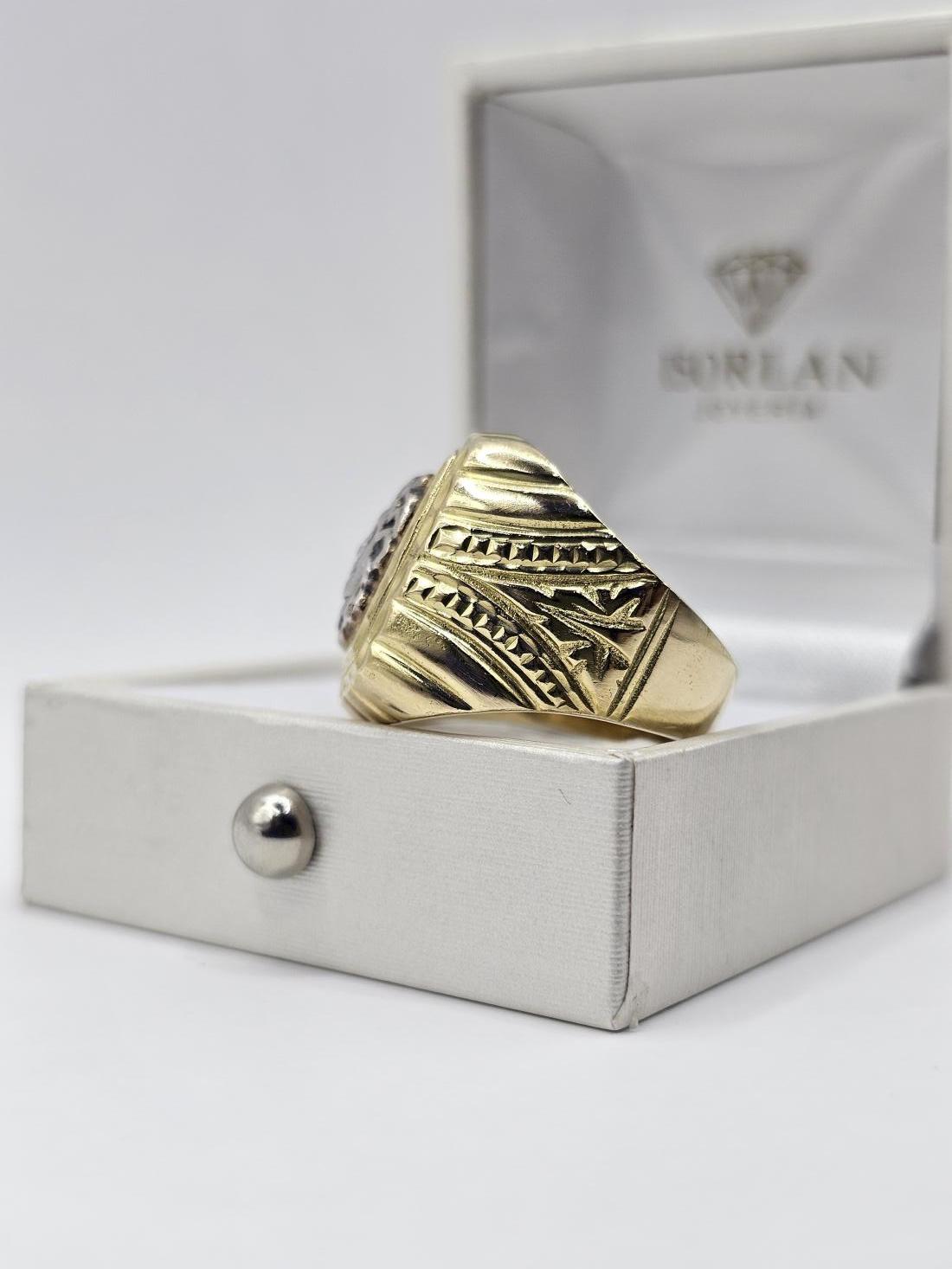 Anillo Versace Bicolor N18,5 — foto 3