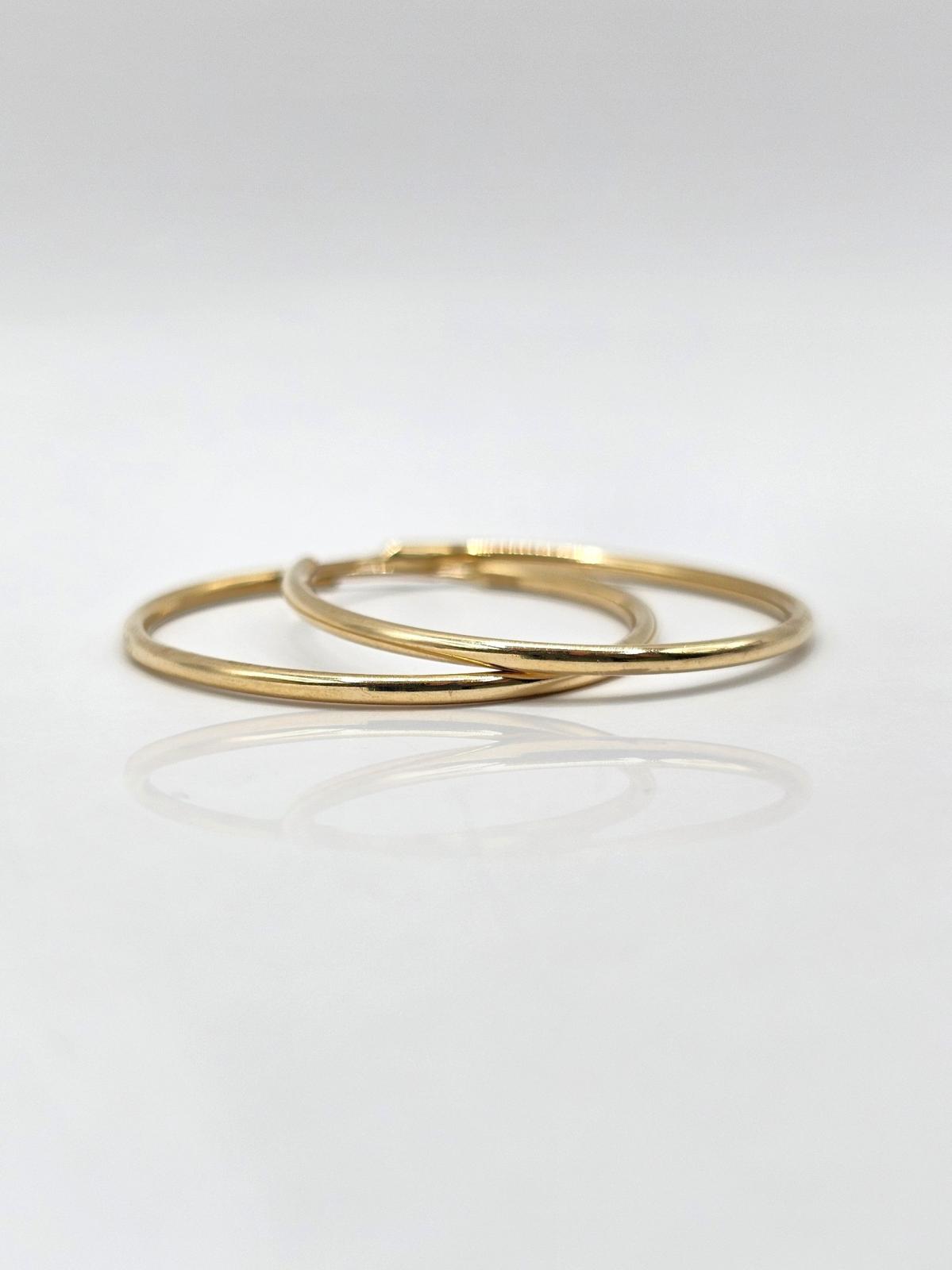 AROS FINOS 14KT - Imagen 2